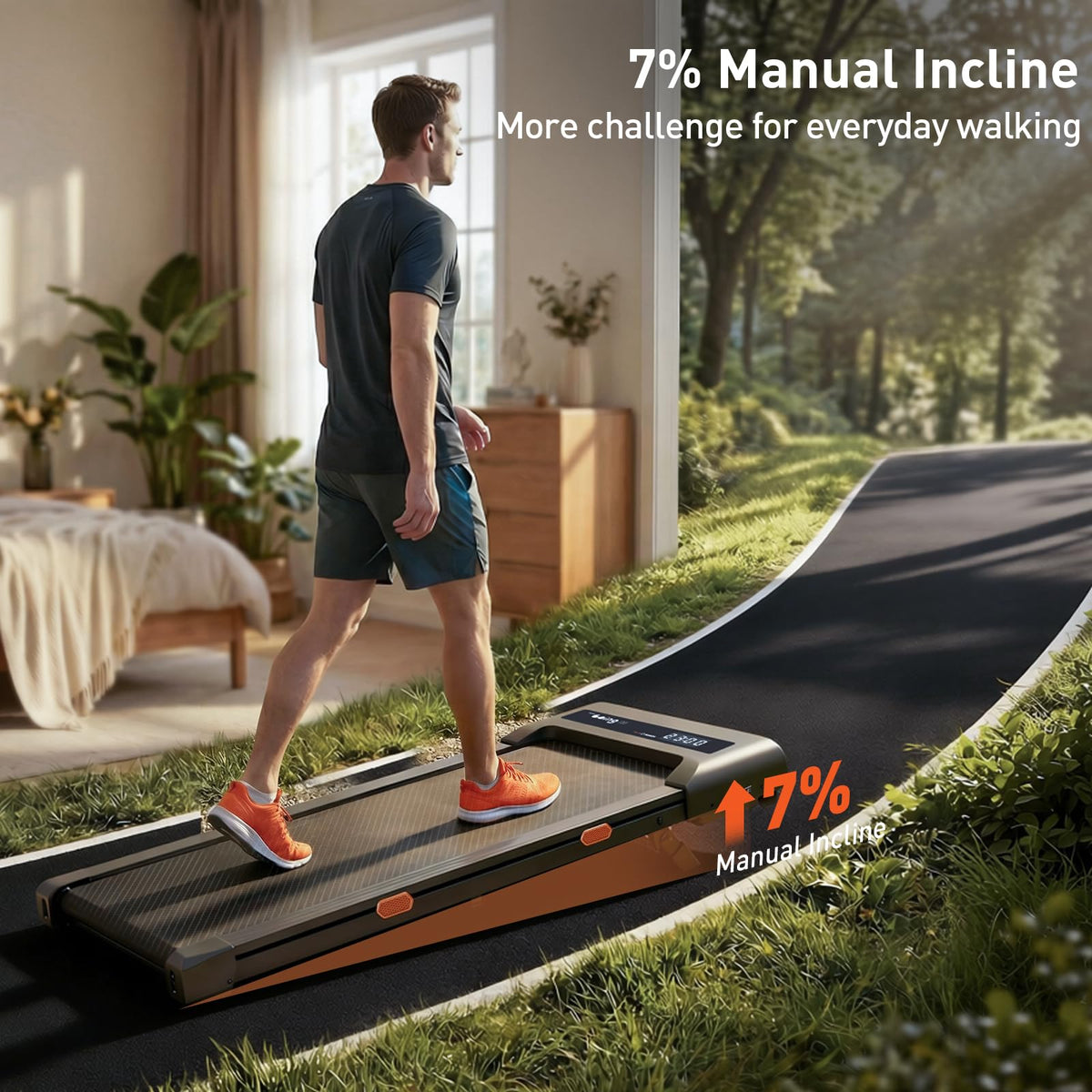 Cybergoing T10 Walking Pad Treadmill Powered By Bosch®, Under Desk